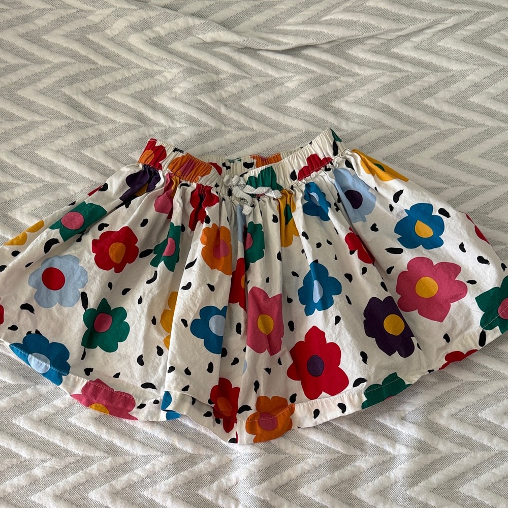Hanna Andersson Multicolor Floral Skirt